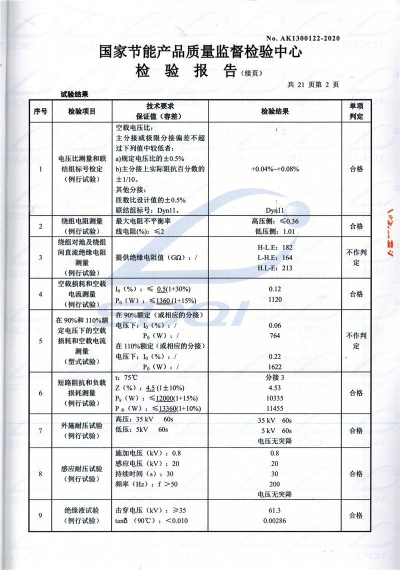 高低压试验报告-S11-1250齐河齐河齐河油浸式变压器-2.jpg